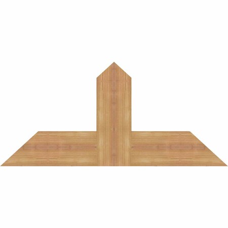 Ekena Millwork Portland Timber Gable Bracket, Western Red Cedar, 36"W x 16"H x 1 1/2"D x 5 1/2"F, 11/12 Pitch GBW036X16X0206POR00SWR